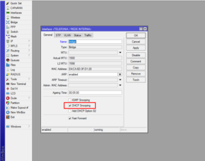 dhcp snooping